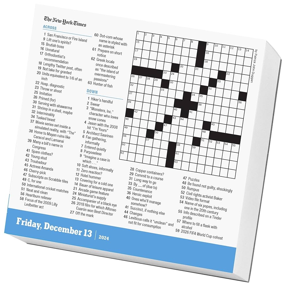 The New York Times Daily Crossword Page A Day Calendar 2024 For Crossword Beginners And Puzzle Pros Workman Calendars Shortz Will Amazon Books