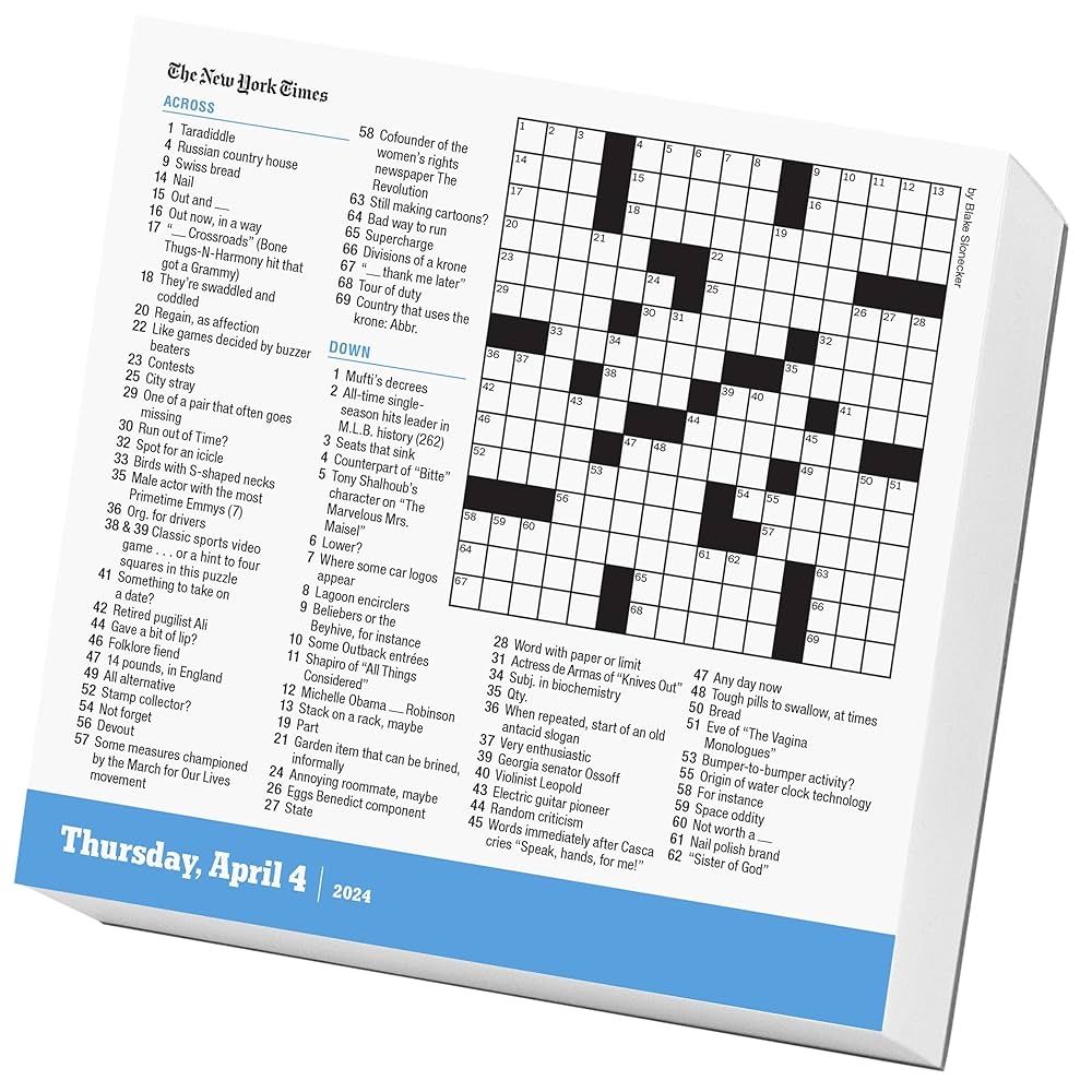 The New York Times Daily Crossword Page A Day Calendar 2024 For Crossword Beginners And Puzzle Pros Workman Calendars Shortz Will Amazon Books The New York Times Daily Crossword Page A Day Calendar 2024 For Crossword Beginners And Puzzle Pros Workman Calendars Shortz Will Amazon Books