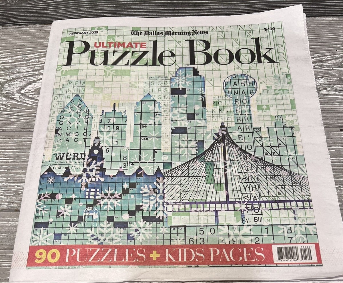 The Ultimate Puzzle Book February 2025 Edition Dallas Morning News NEW EBay The Ultimate Puzzle Book February 2025 Edition Dallas Morning News NEW EBay