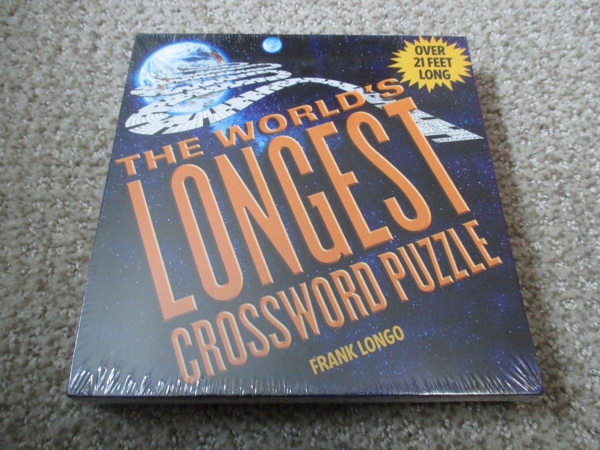 The World s Longest Crossword Puzzle By Frank Longo Sealed In Original Plastic EBay The World s Longest Crossword Puzzle By Frank Longo Sealed In Original Plastic EBay