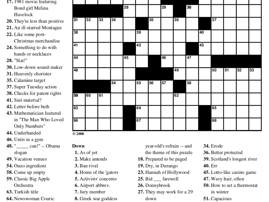 Themed Printable Crossword 76 Words For The Wise Beekeeper Crosswords