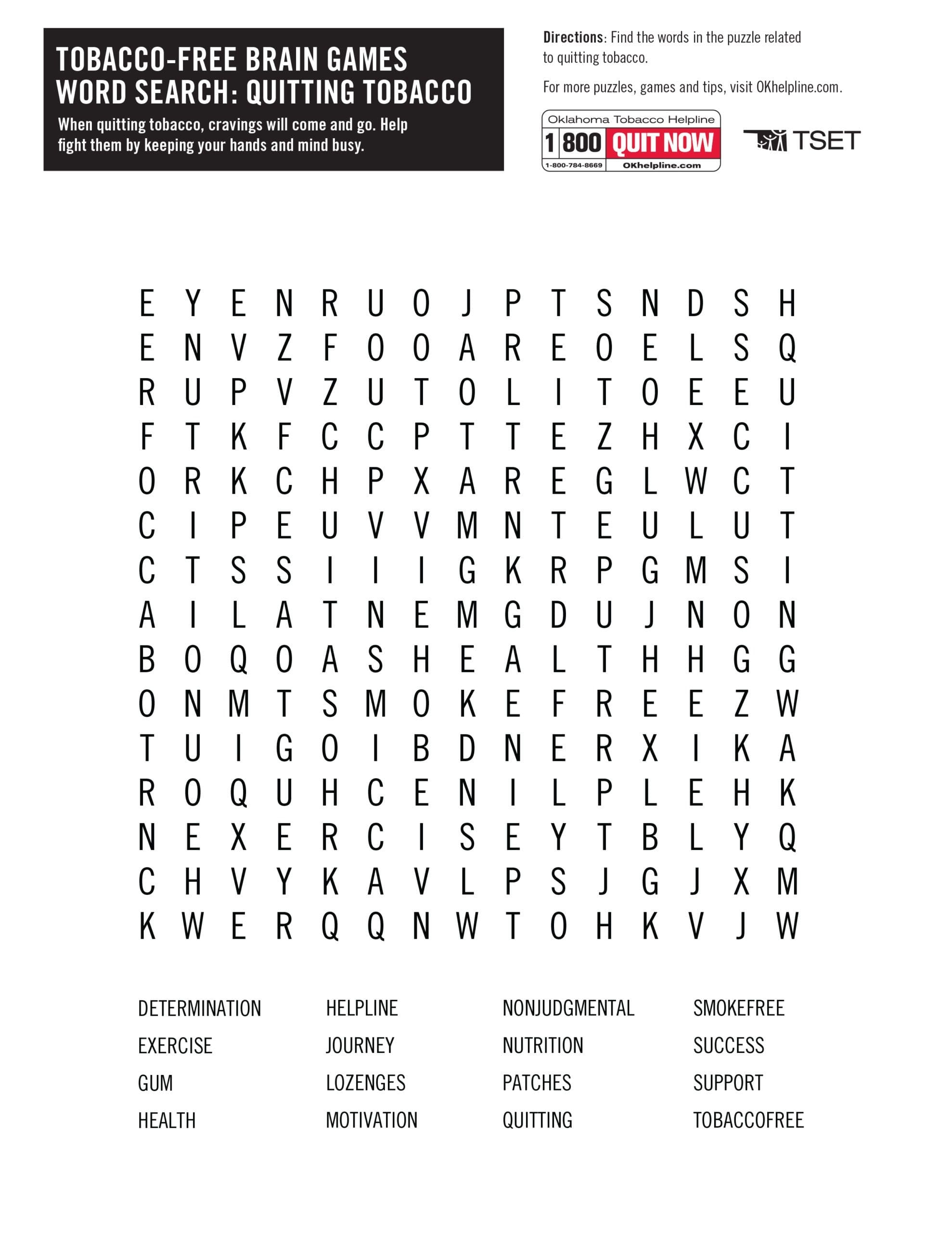 Crossword Word Search Printable