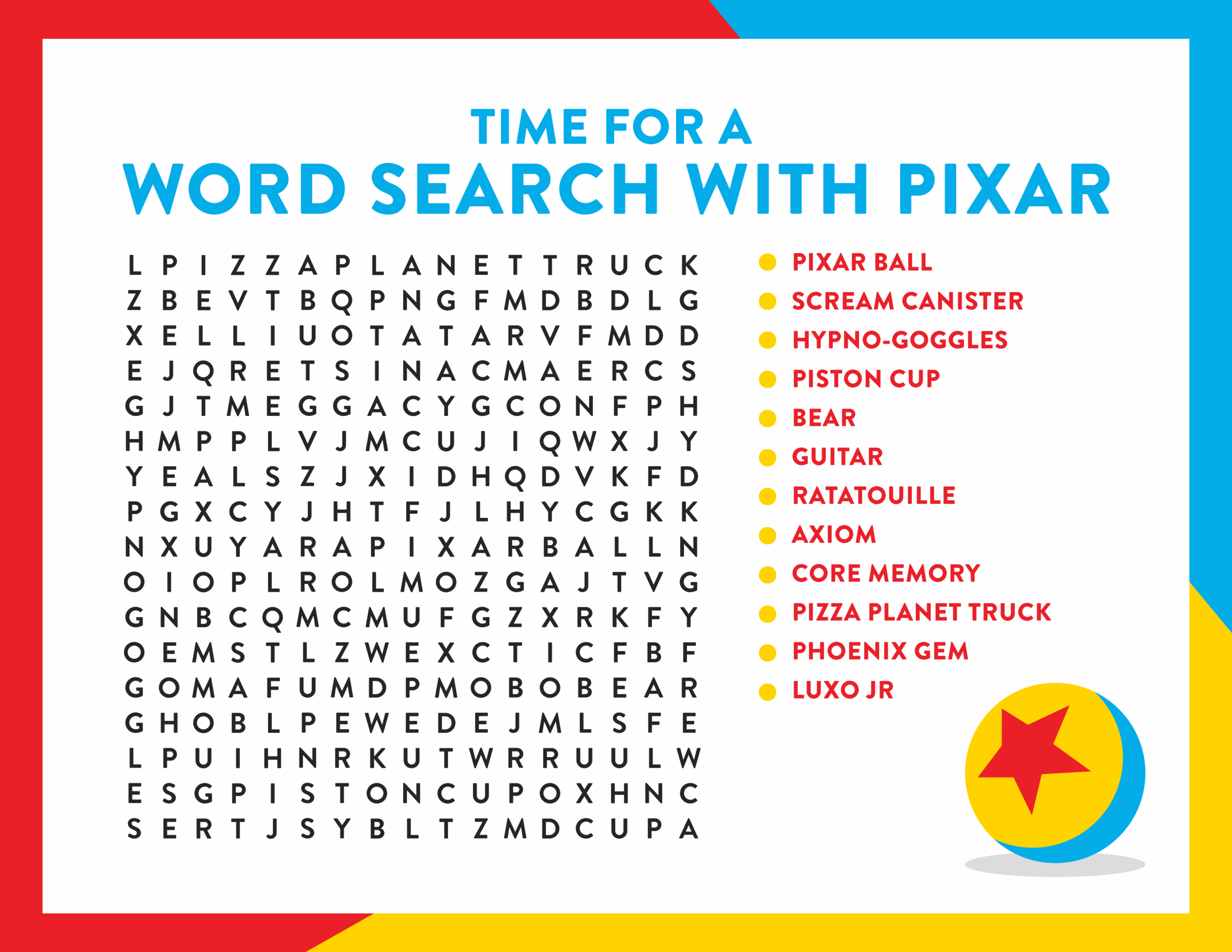 Try A Pixar Crossword Puzzle Disney News Try A Pixar Crossword Puzzle Disney News