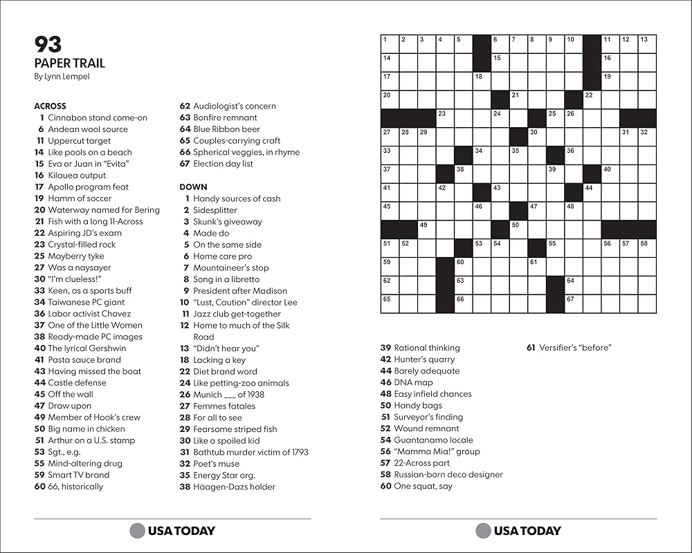 Free Printable Challenging Crossword Puzzles Free Printable Challenging Crossword Puzzles