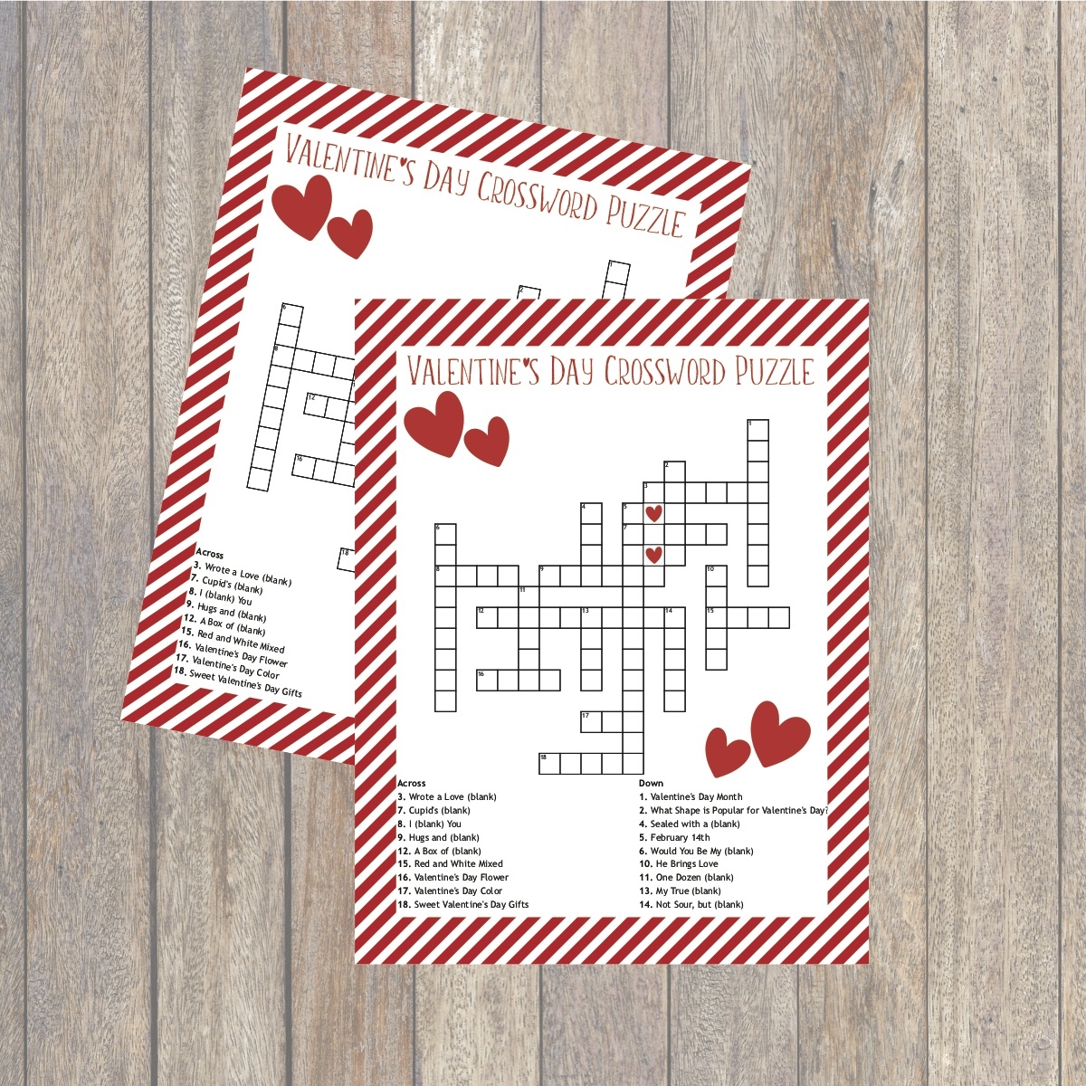 Valentine s Day Crossword Puzzle Everyday Party Magazine Valentine s Day Crossword Puzzle Everyday Party Magazine
