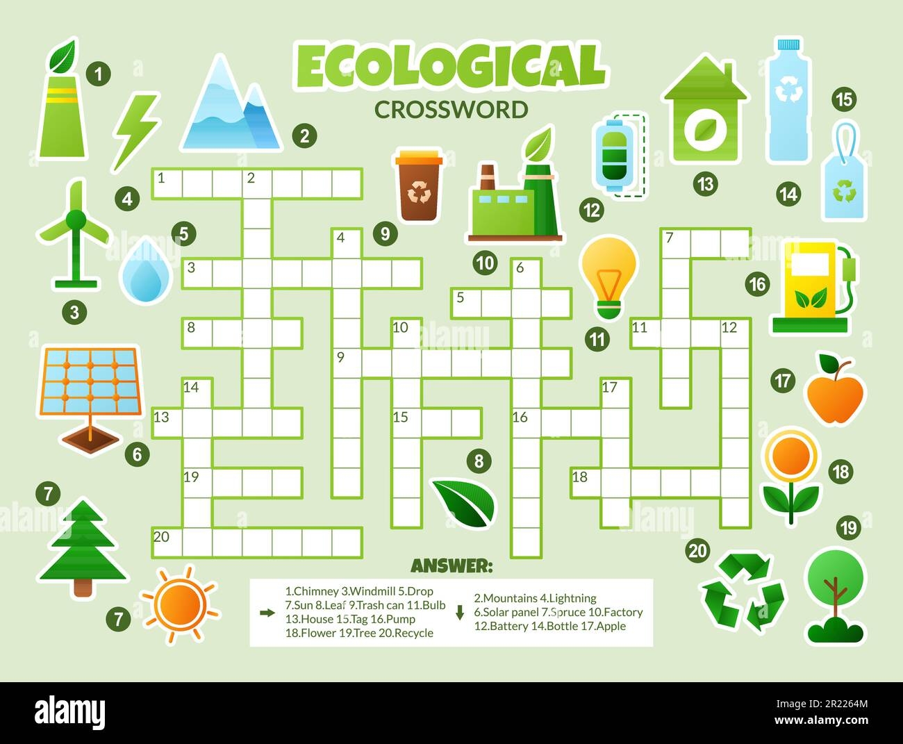 Ecosystems Crossword Puzzle Elementary Printable Ecosystems Crossword Puzzle Elementary Printable
