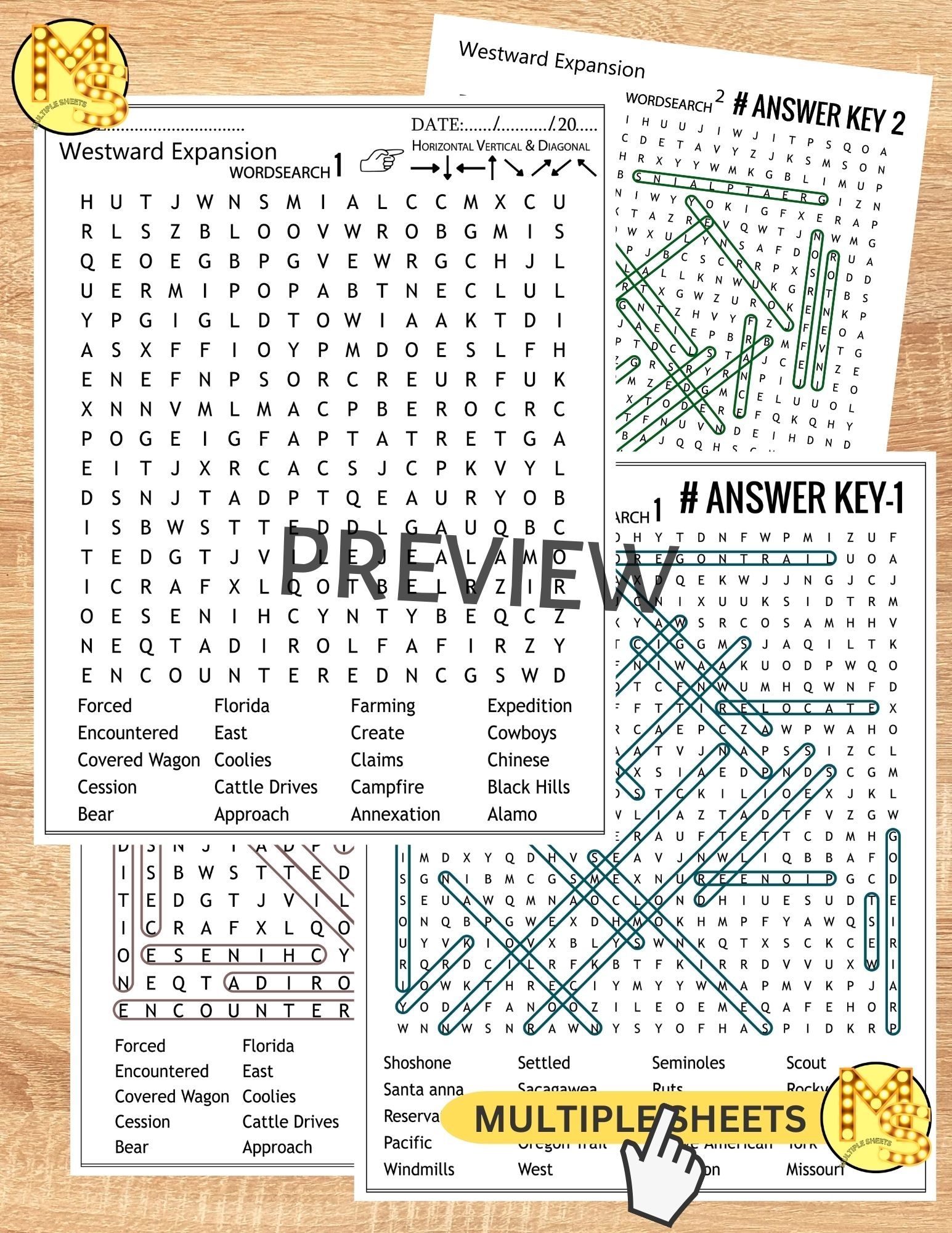 American Expansionism Crossword Puzzle Printable
