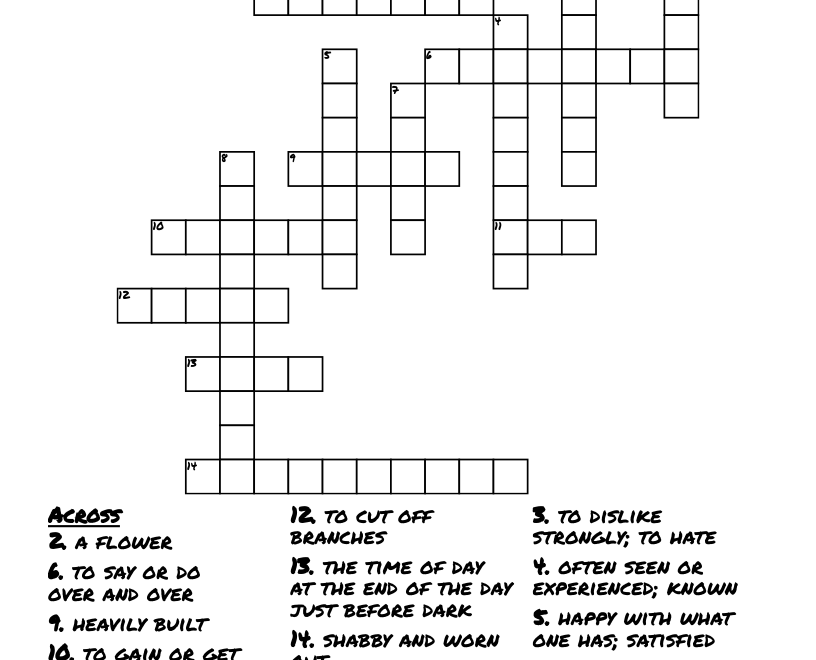 WW 16 Words Crossword WordMint