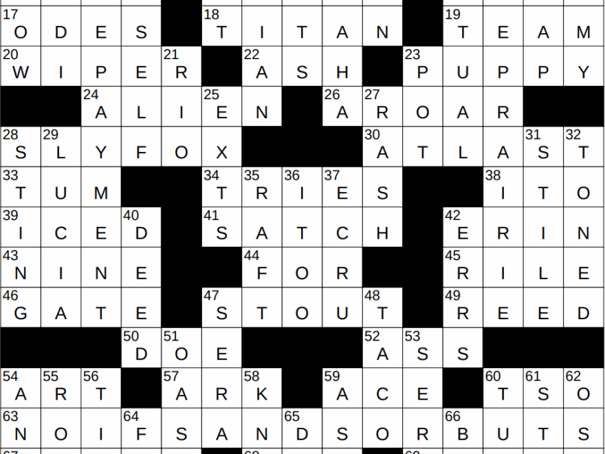 0605 25 NY Times Crossword 5 Jun 25 Thursday NYXCrossword