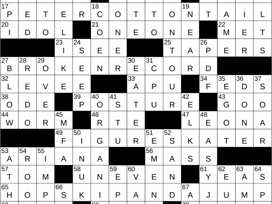0902 24 NY Times Crossword 2 Sep 24 Monday NYXCrossword