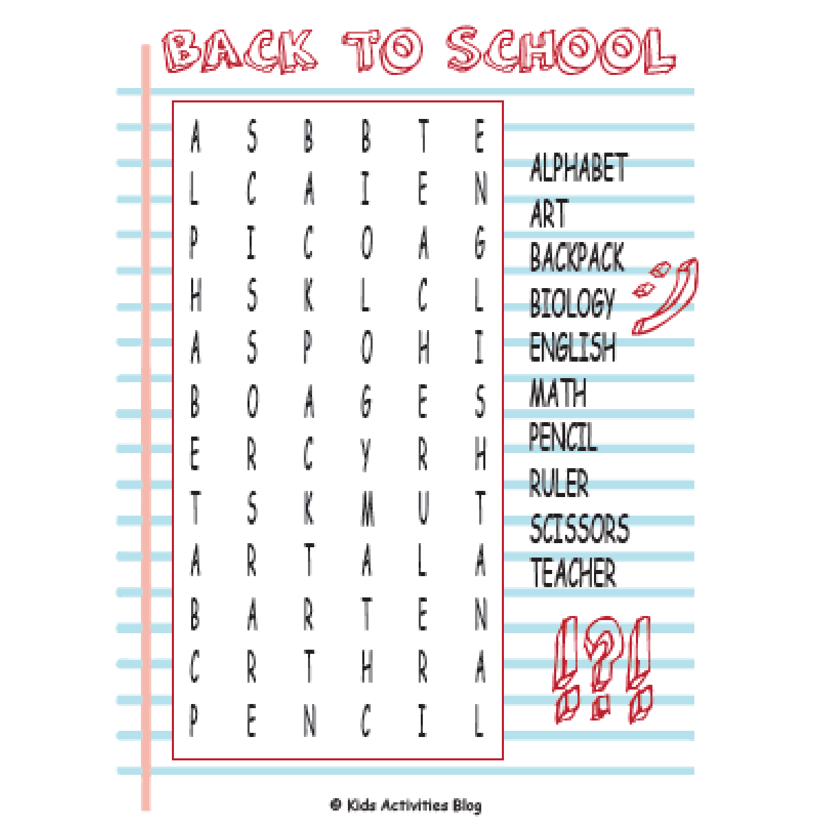 10 Fun Back To School Printable Word Search Puzzles Kids Activities Blog 10 Fun Back To School Printable Word Search Puzzles Kids Activities Blog