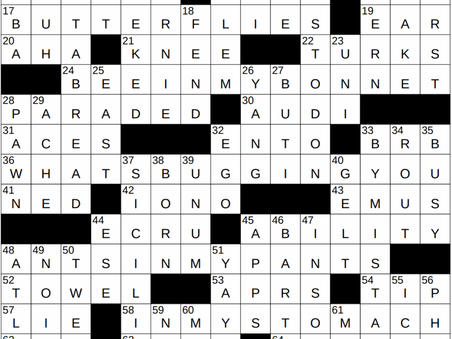 1107 22 NY Times Crossword 7 Nov 22 Monday NYXCrossword