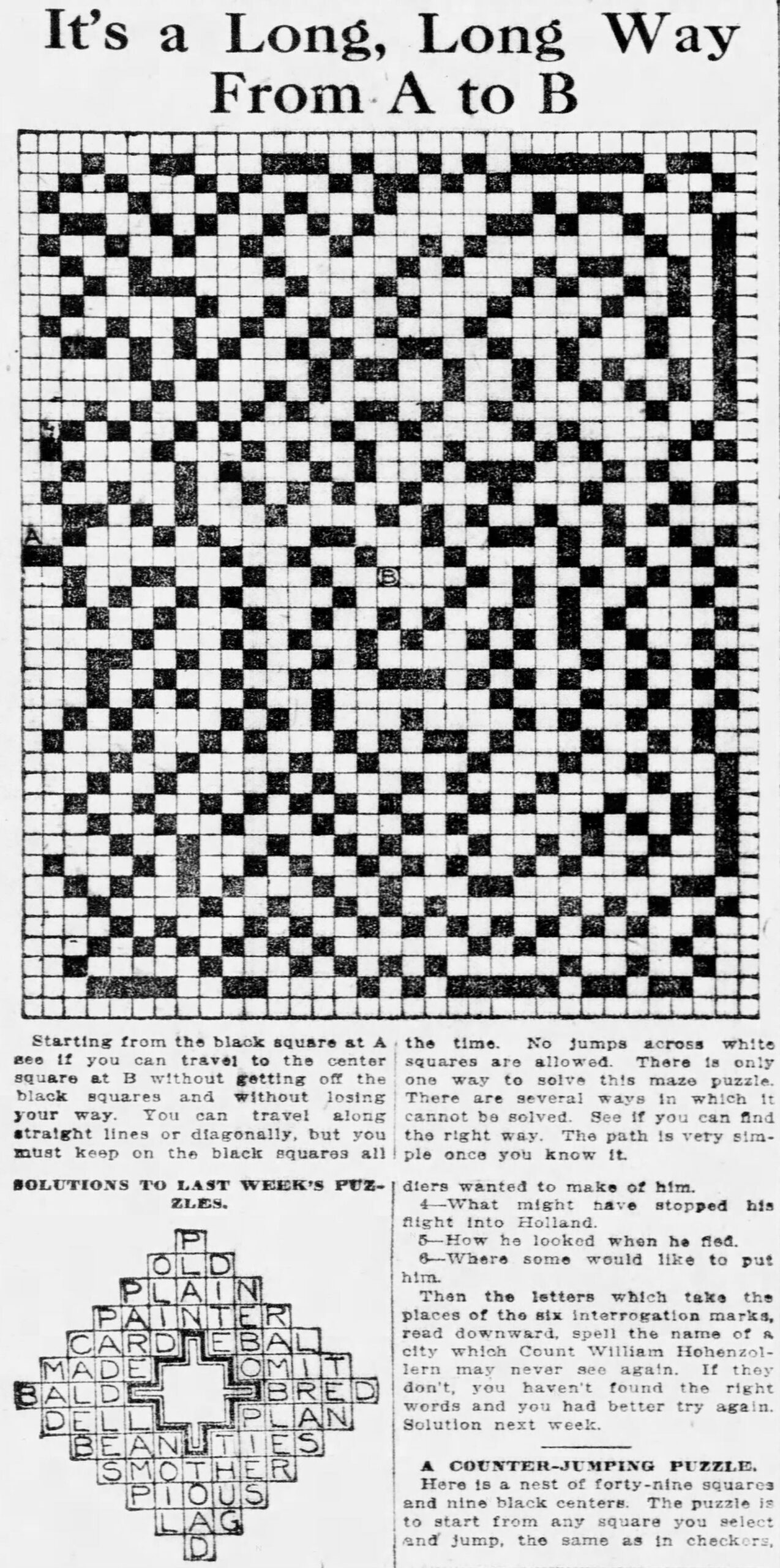 1918 The Year In Crosswords T Campbell s Grid 1918 The Year In Crosswords T Campbell s Grid