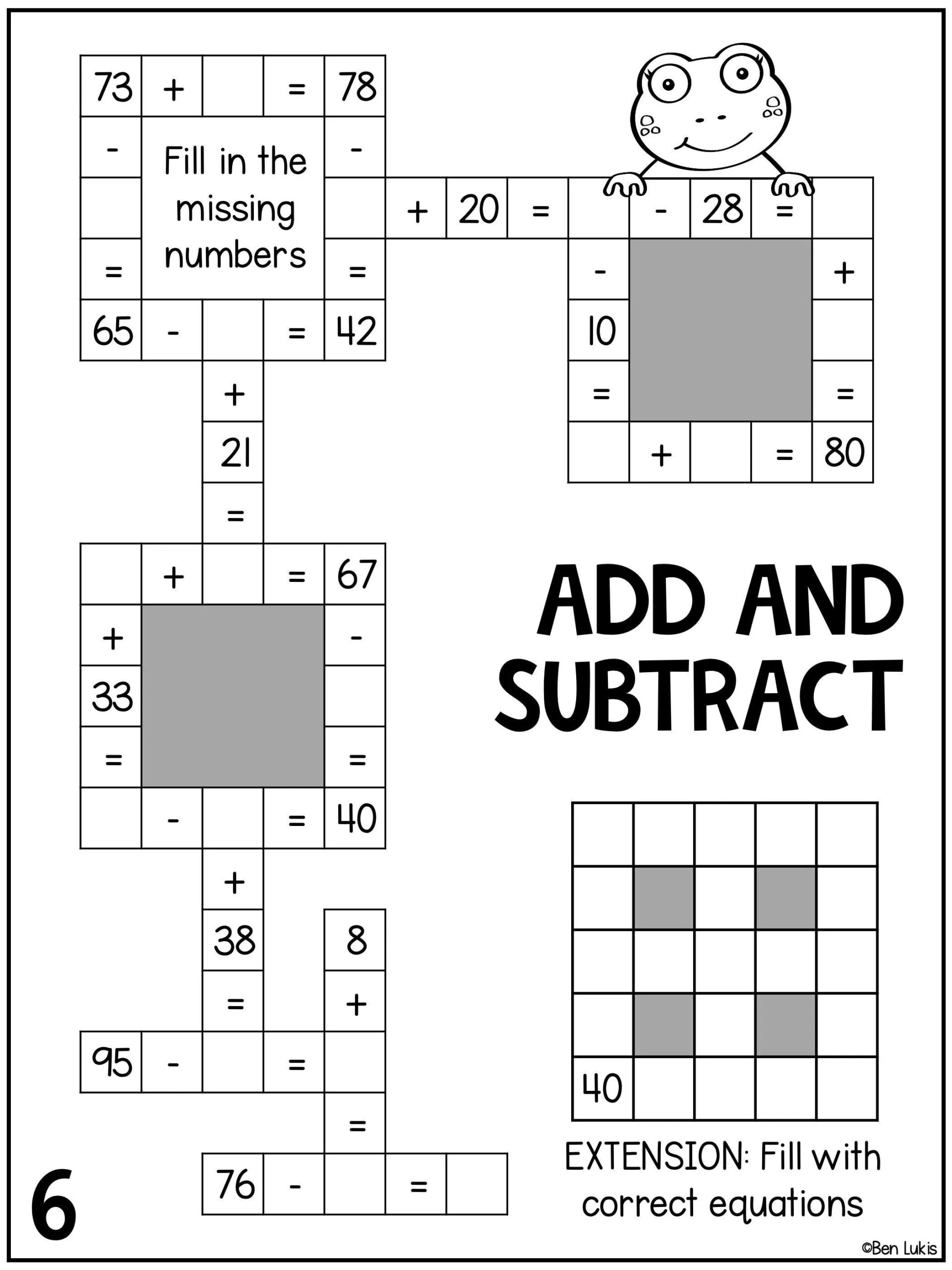 2 Digit Addition And Subtraction Math Puzzles Math Crosswords To Practice Addition And Subtraction Number Facts Printable PDF Worksheets Etsy 2 Digit Addition And Subtraction Math Puzzles Math Crosswords To Practice Addition And Subtraction Number Facts Printable PDF Worksheets Etsy