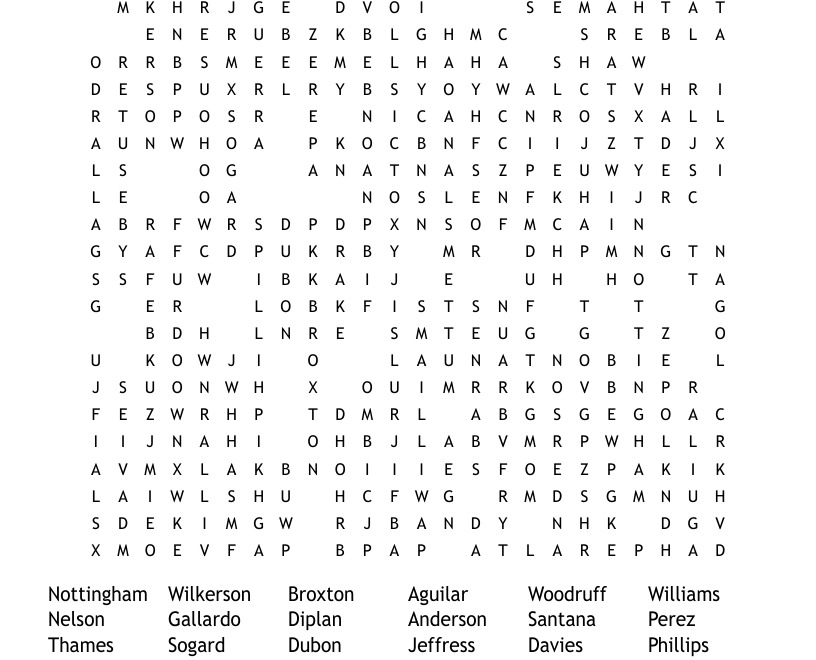 2018 Milwaukee Brewers Word Search WordMint