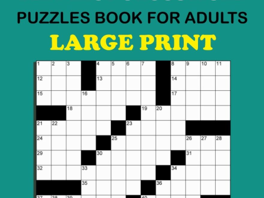 2022 2023 Very Easy Crossword Puzzles Book For Adults Very Desertcart Senegal