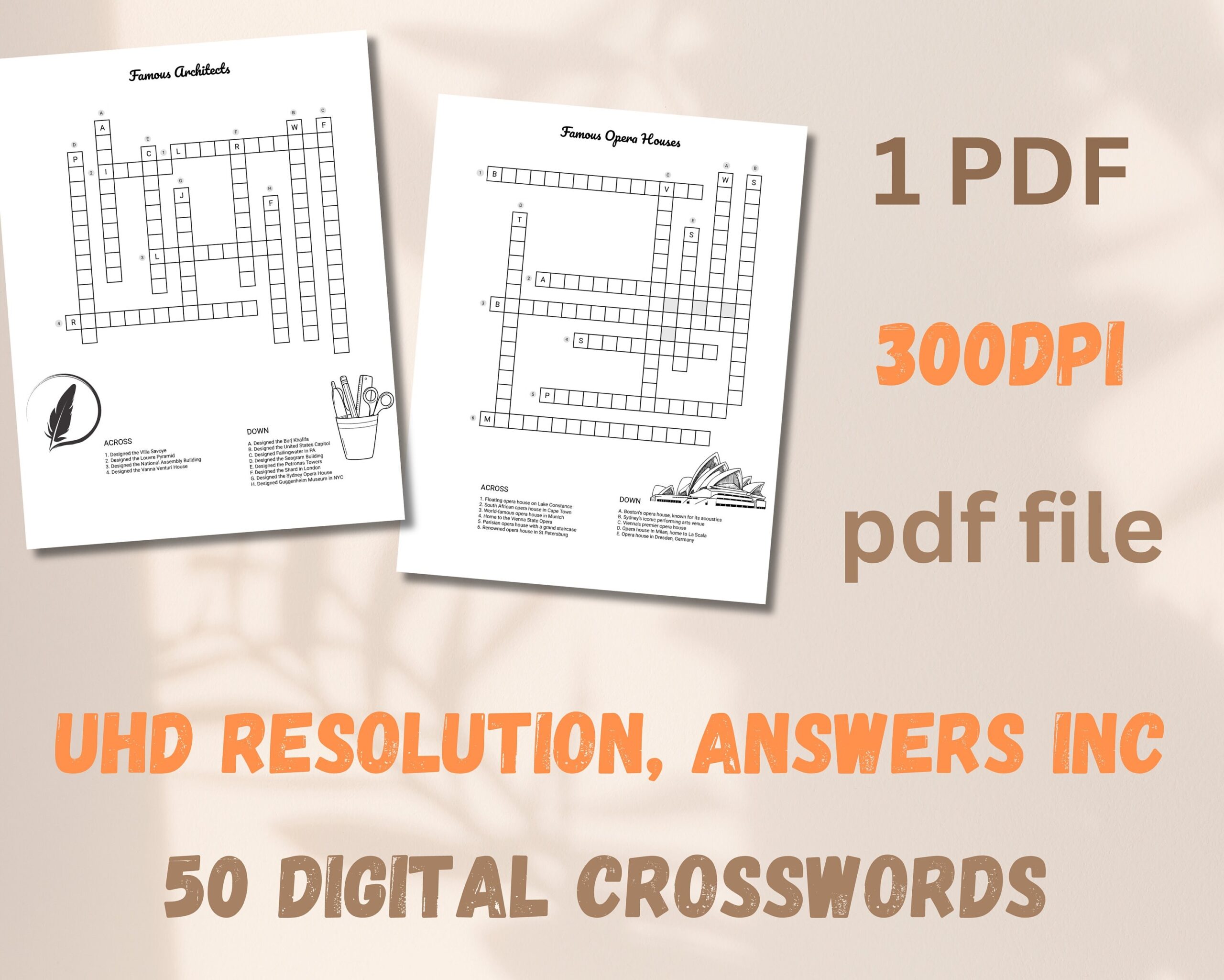 50 Crosswords Bundle Printable Pages Puzzles For Adults And Kids Printable Games Cross Word Activity Instant Download PDF Etsy 50 Crosswords Bundle Printable Pages Puzzles For Adults And Kids Printable Games Cross Word Activity Instant Download PDF Etsy
