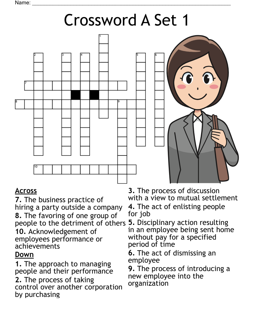 50 Word Crossword Puzzle WordMint