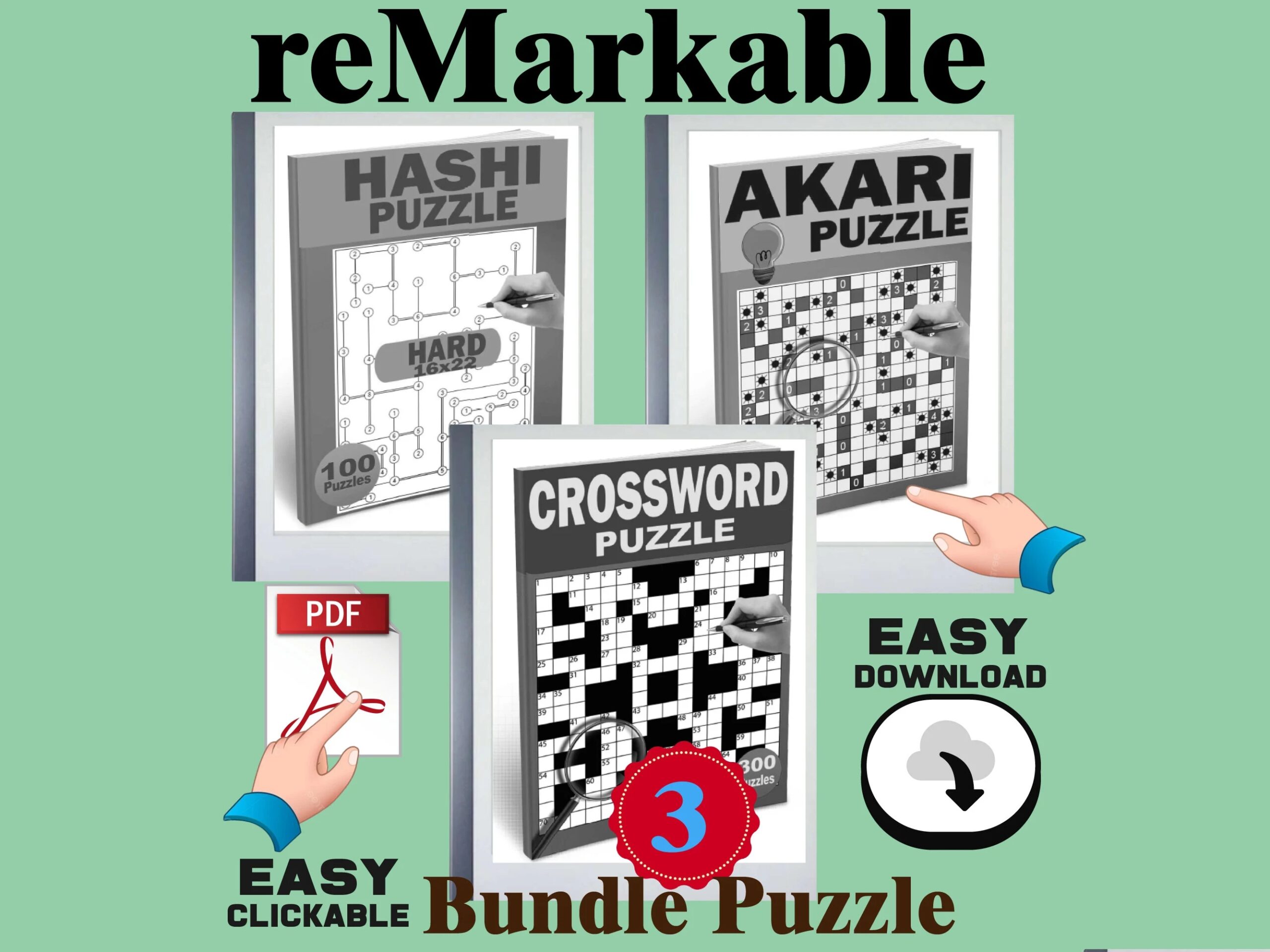 500 Remarkable Puzzle Crossword Akari Hashi Digital Game Brain Teaser Adult Puzzle Book IQ Puzzle Hyperlinked PDF Digital Instant Download Etsy 500 Remarkable Puzzle Crossword Akari Hashi Digital Game Brain Teaser Adult Puzzle Book IQ Puzzle Hyperlinked PDF Digital Instant Download Etsy