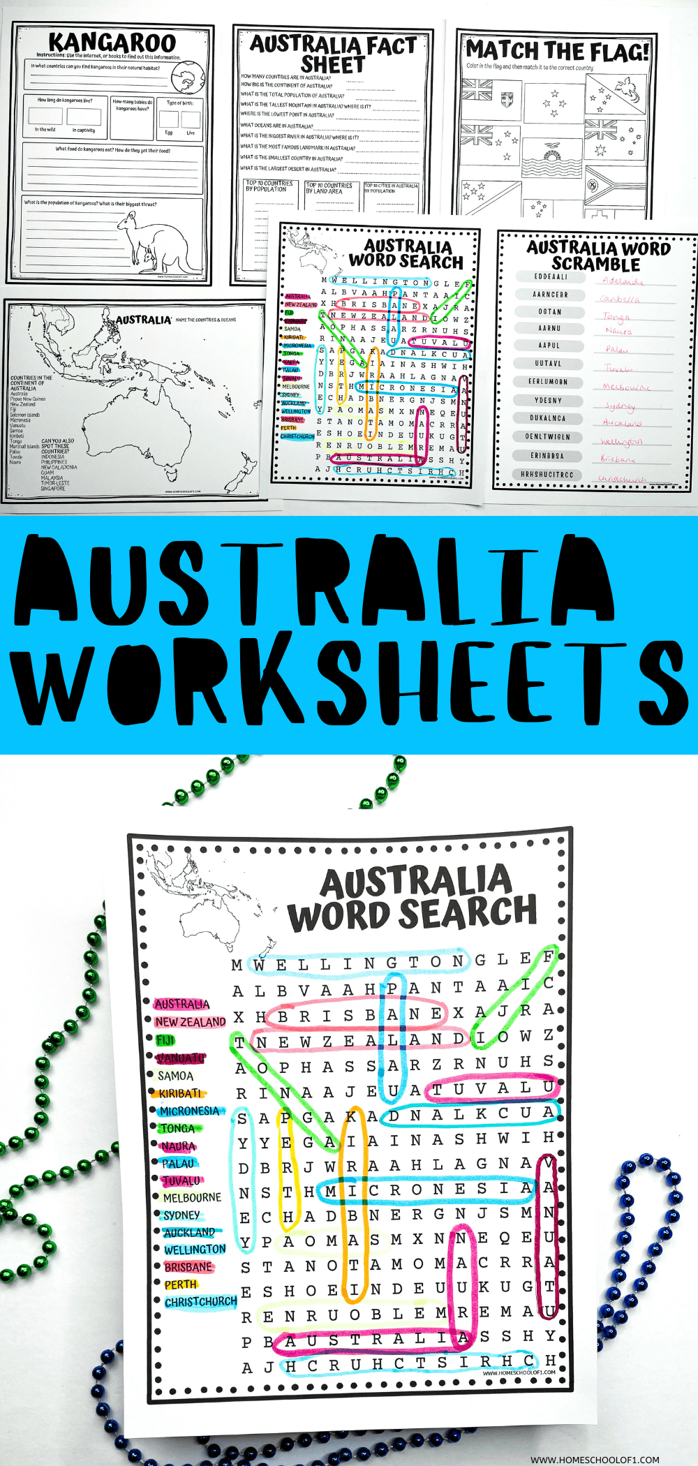 7 Continent Of Australia And Oceania Worksheets 7 Continent Of Australia And Oceania Worksheets