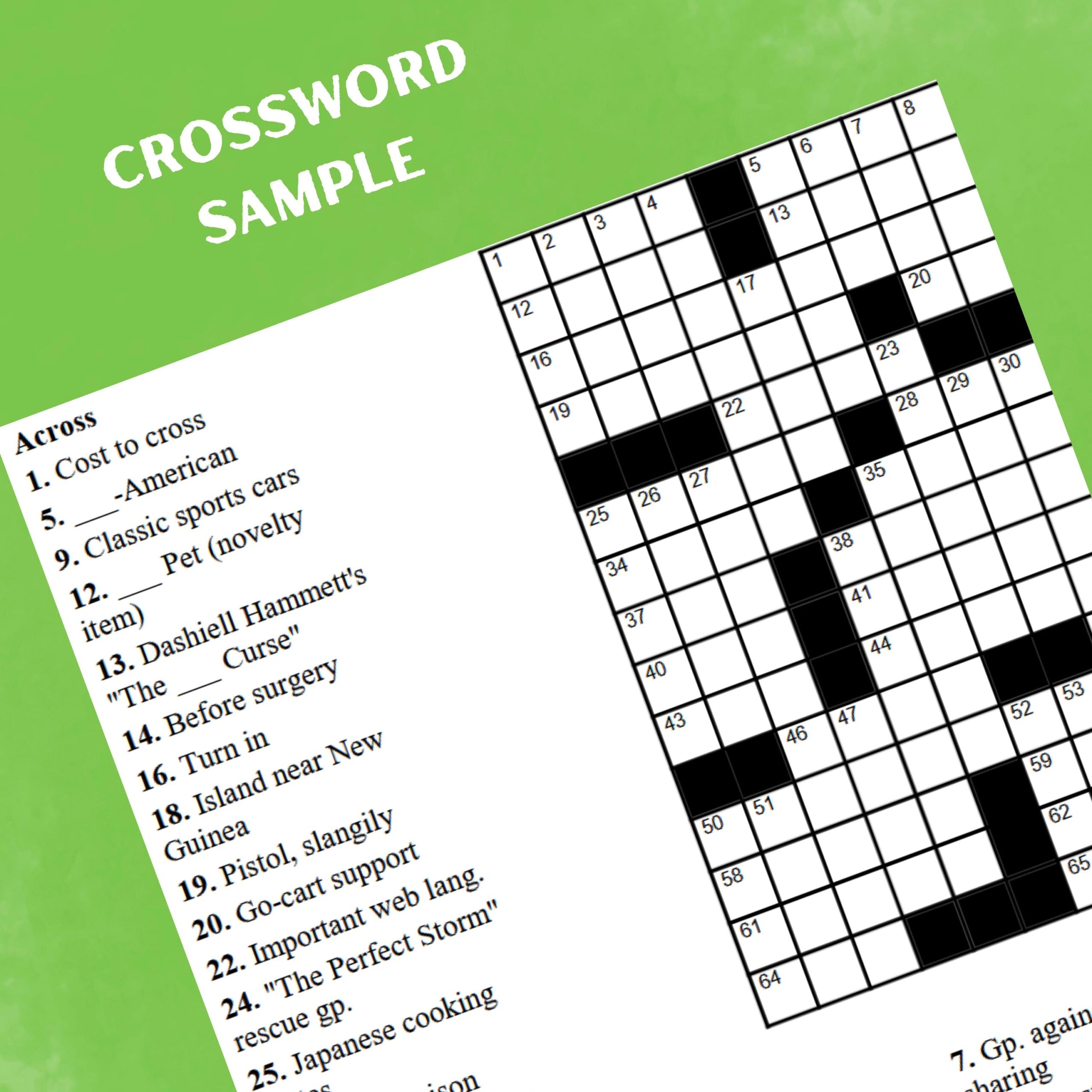 Printable Crossword #2 Printable Crossword #2