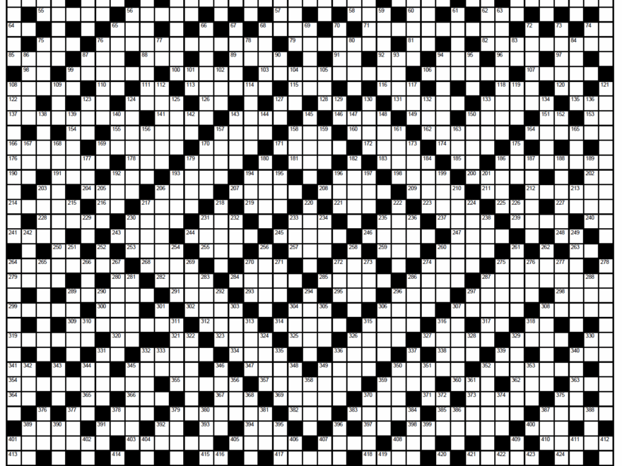 A Printable Version Of The Giant Holiday Crossword Puzzle For Digital Subscribers Cleveland