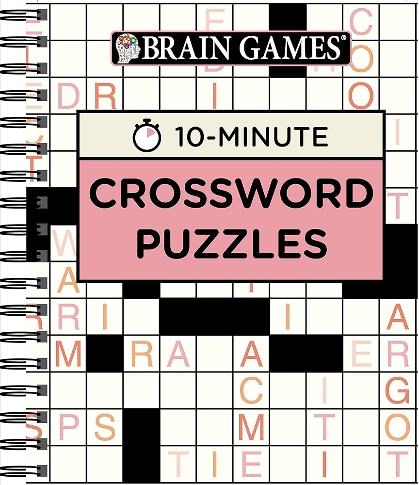 Amazon Brain Games 10 Minute Crossword Puzzles Pink Volume 2 9781640301641 Publications International Ltd Brain Games Books Amazon Brain Games 10 Minute Crossword Puzzles Pink Volume 2 9781640301641 Publications International Ltd Brain Games Books