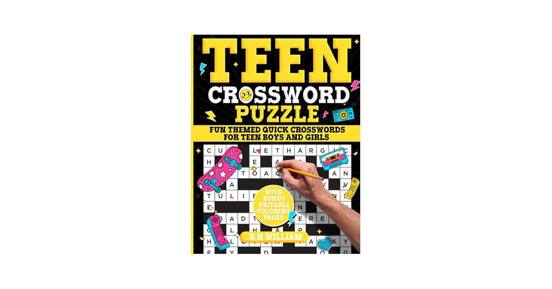Amazon Teen Crossword Puzzle Book 80 Quick Trivia Crosswords Fun Themed Activity Book For Teenage Girls And Boys 9798857151501 William B N Books Amazon Teen Crossword Puzzle Book 80 Quick Trivia Crosswords Fun Themed Activity Book For Teenage Girls And Boys 9798857151501 William B N Books