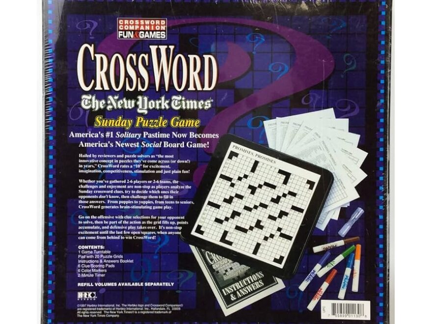 Amazon The New York Times Sunday Puzzle Game By Herbko International Toys Games