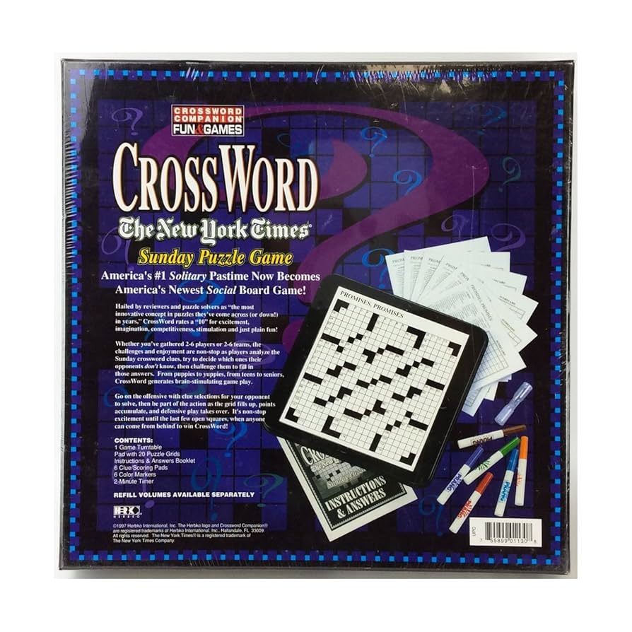 Amazon The New York Times Sunday Puzzle Game By Herbko International Toys Games