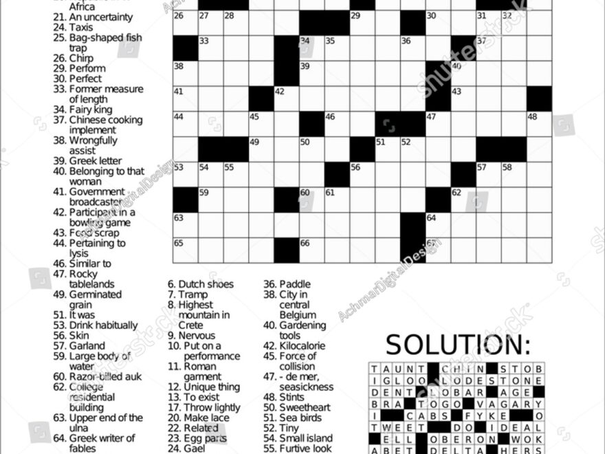 American style Crossword Puzzle Game 15 X Stock Vector Royalty Free 2177236197 Shutterstock