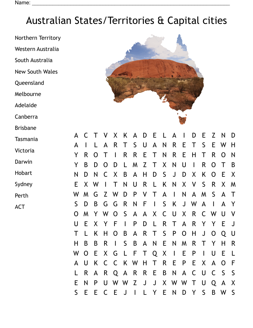 Australia Day Crossword WordMint Australia Day Crossword WordMint