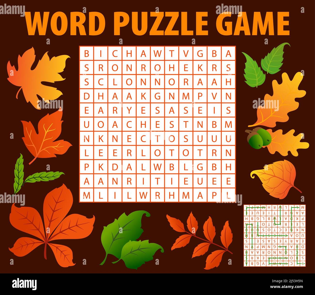 Printable Crossword On Leaves Printable Crossword On Leaves