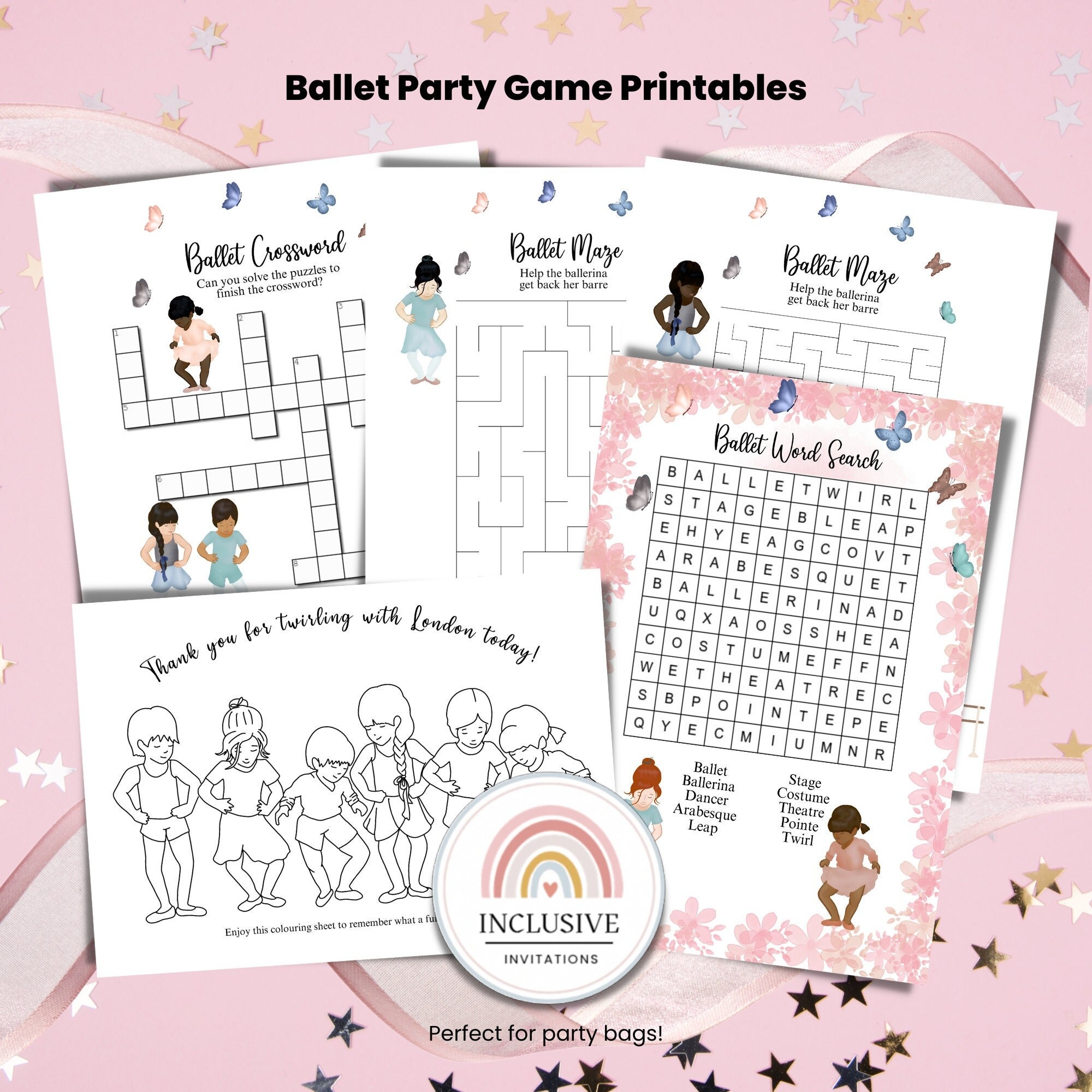 Party Game Printables Crosswords