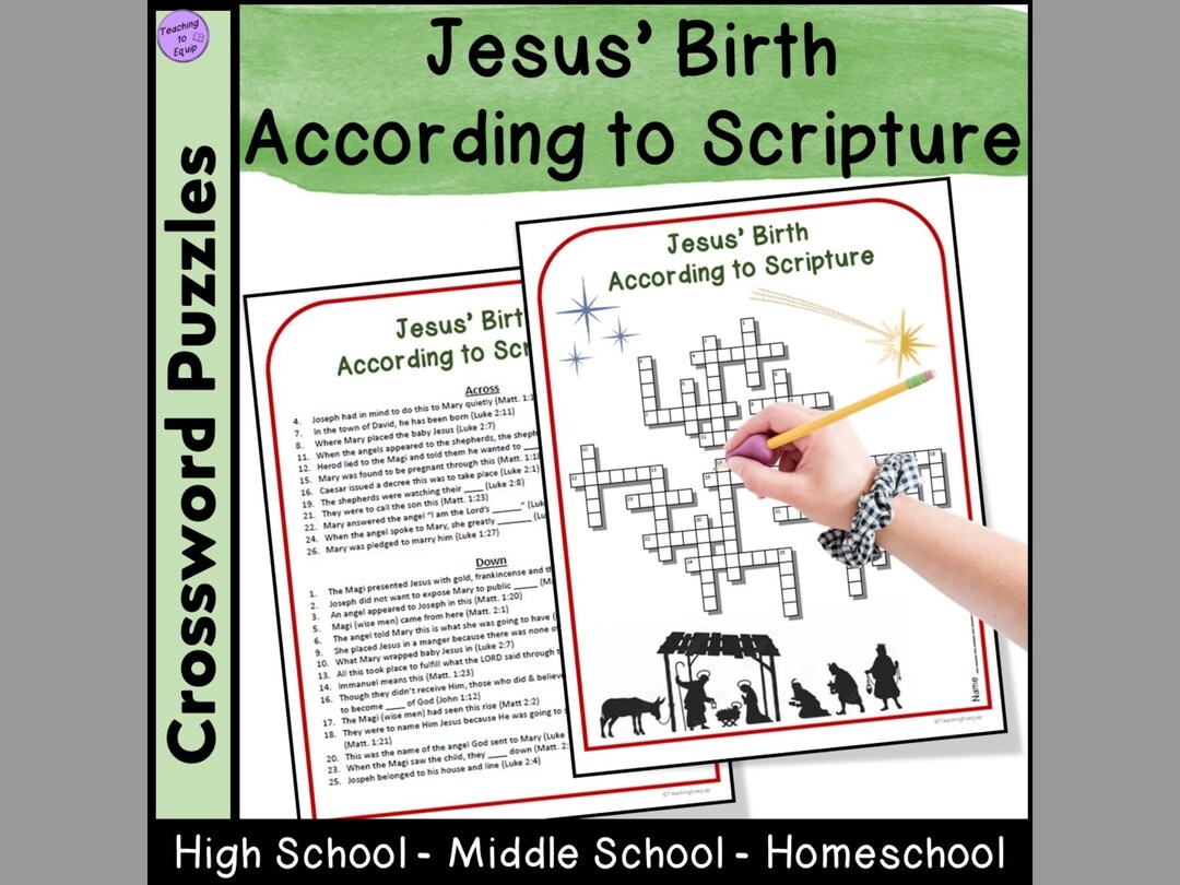 Printable Christian Christmas Crossword Puzzles Printable Christian Christmas Crossword Puzzles