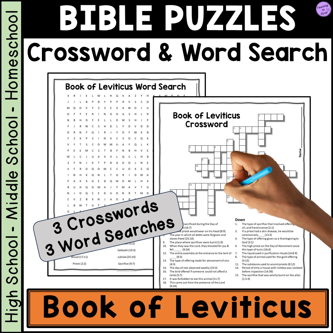 Bible Book Of Leviticus Crossword Word Search Puzzle Activities Made By Teachers Bible Book Of Leviticus Crossword Word Search Puzzle Activities Made By Teachers