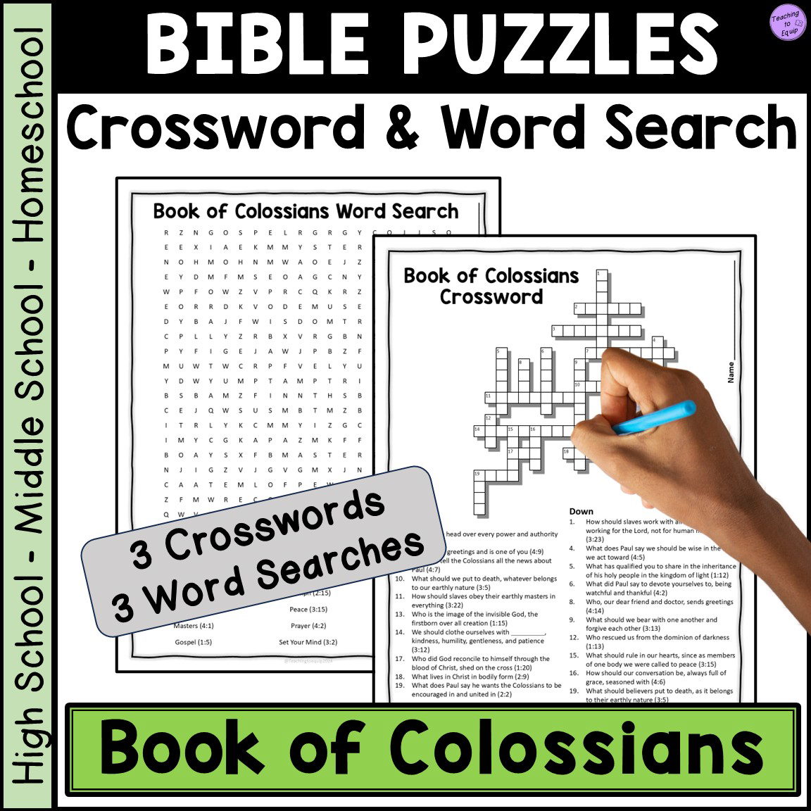 Bible Book Of Mark Crossword Word Search Puzzle Activities Made By Teachers Bible Book Of Mark Crossword Word Search Puzzle Activities Made By Teachers