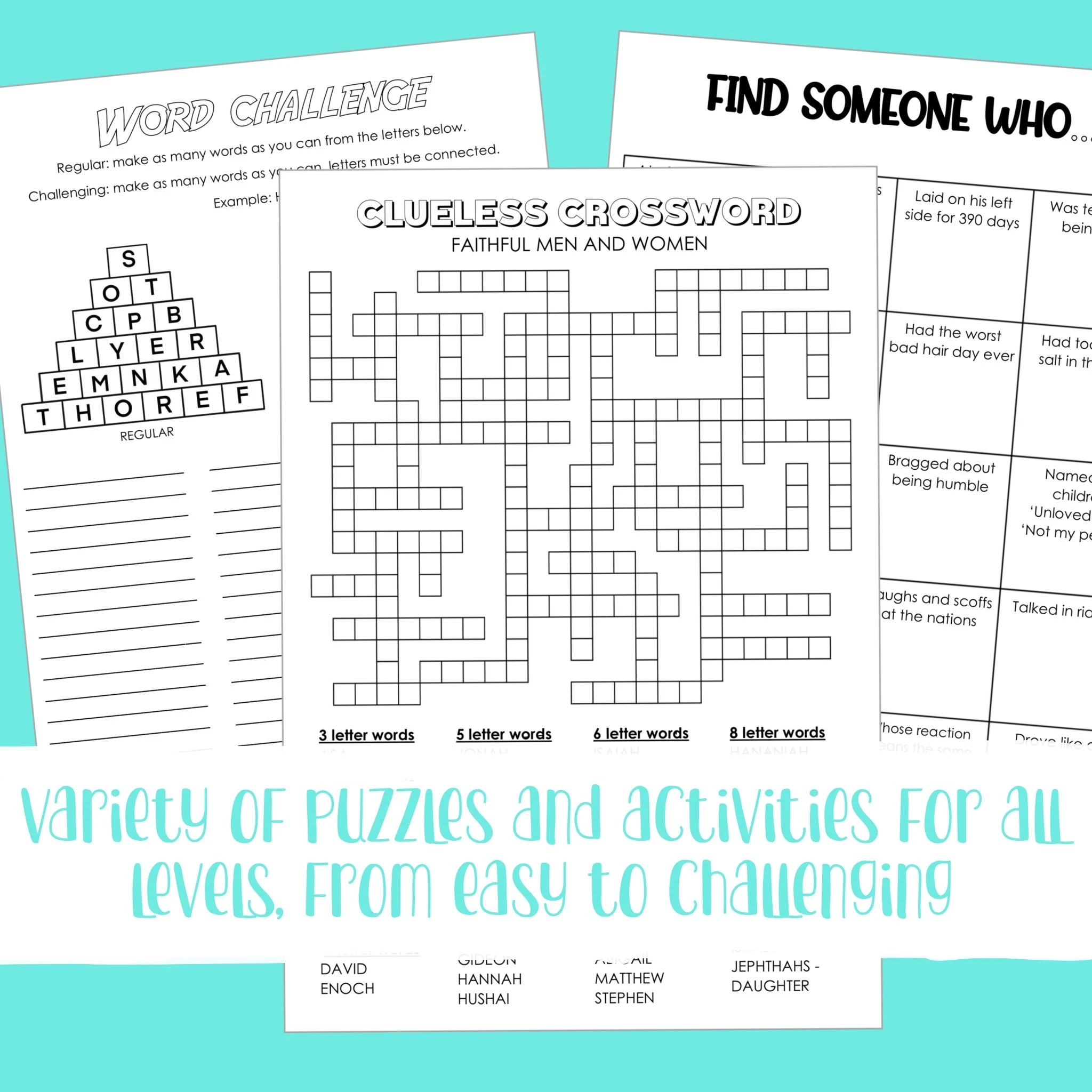 Bible Puzzle Activity Book Printable For Teens Adults 118 Christian Puzzles And Games Wordsearch Crossword Sudoku Riddles And More Etsy Bible Puzzle Activity Book Printable For Teens Adults 118 Christian Puzzles And Games Wordsearch Crossword Sudoku Riddles And More Etsy