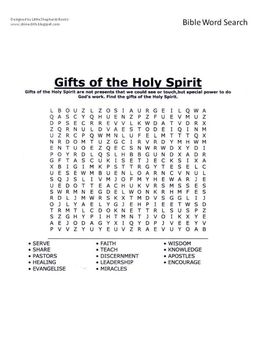 Printable Small Bible Crossword Puzzles