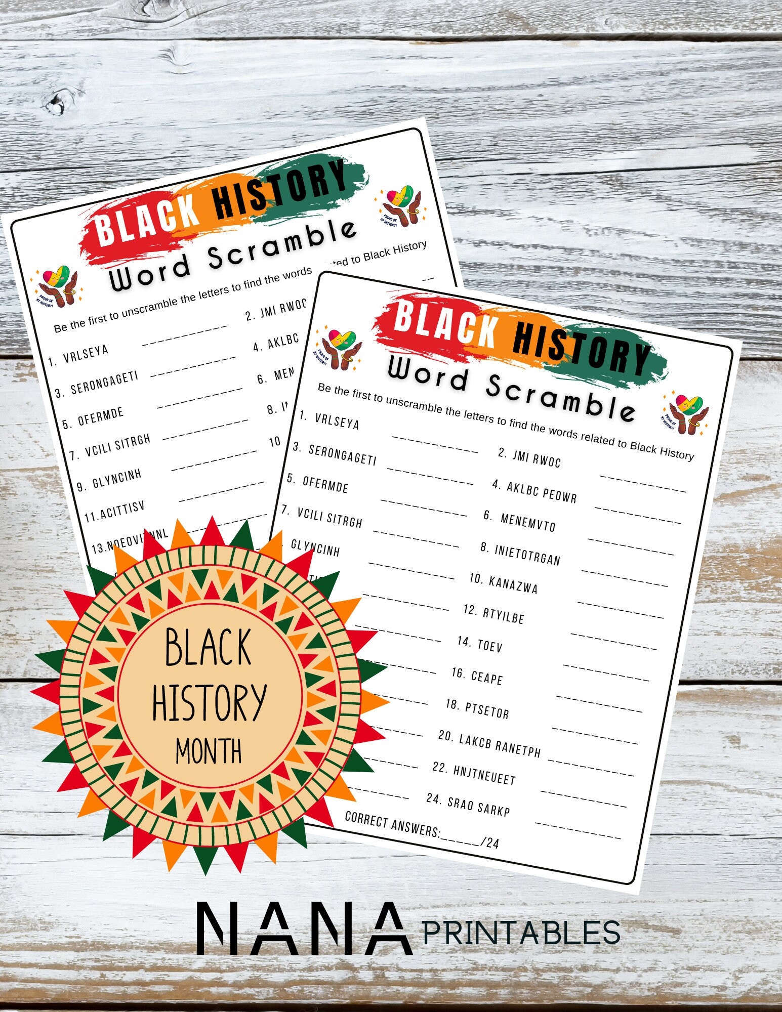 Black History Word Scramble Game Fun Educational Game Kids Black History Month African American History School Quiz Kids instant Download Etsy Black History Word Scramble Game Fun Educational Game Kids Black History Month African American History School Quiz Kids instant Download Etsy