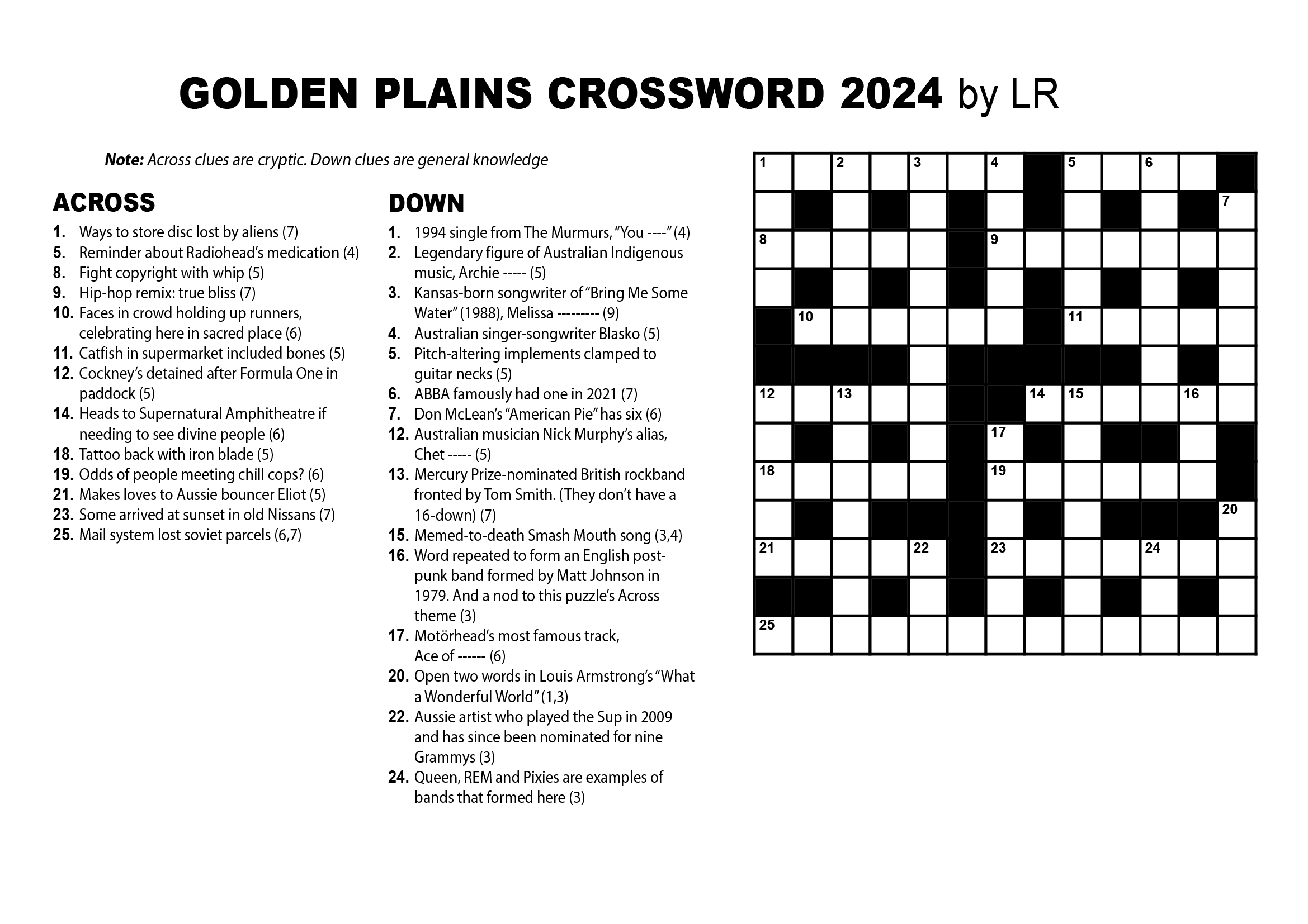 Printable Newspaper Crosswords