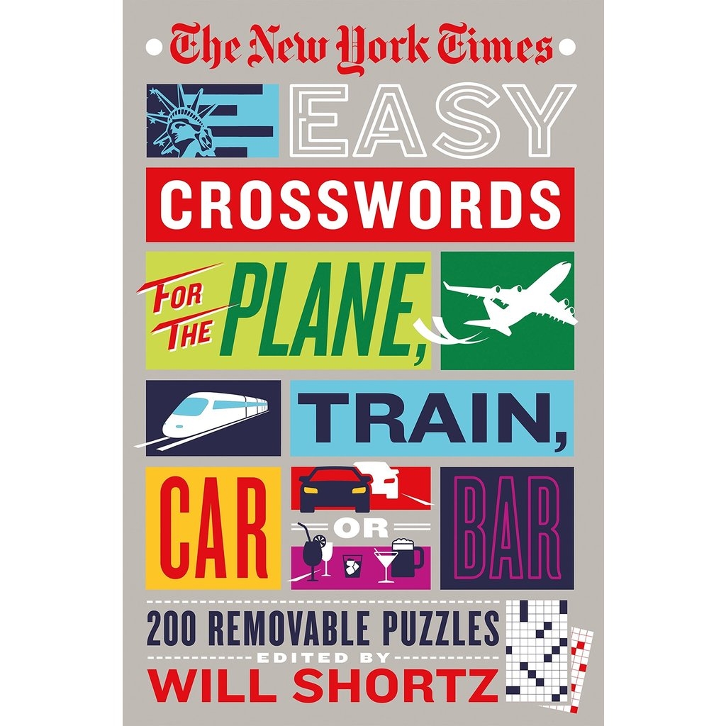 Book NYT Easy Crosswords For The Plane Train Car Or Bar Planewear Book NYT Easy Crosswords For The Plane Train Car Or Bar Planewear