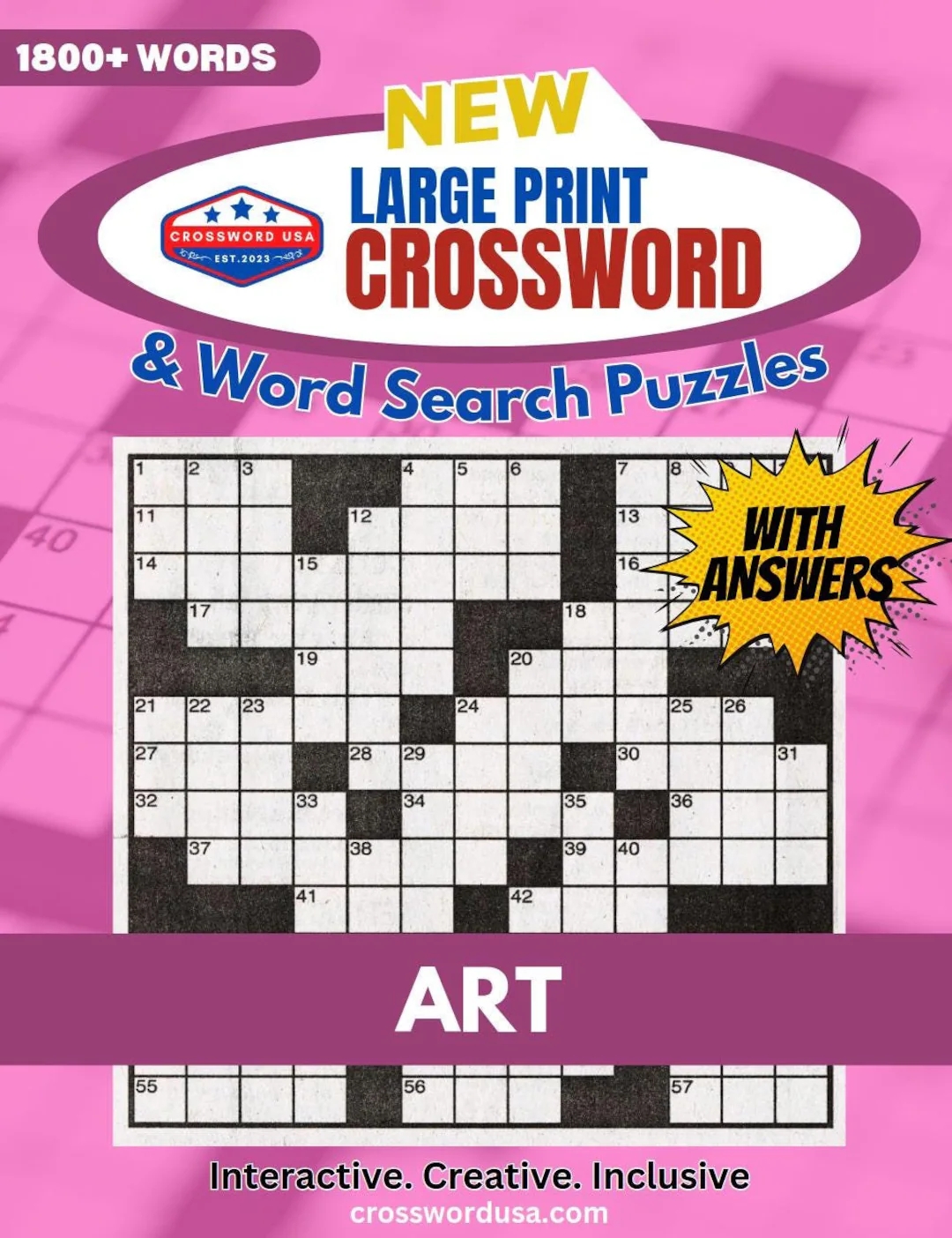 Brain busting Art Crosswords 78 Large print Puzzles That ll Make You Feel Like A Genius even If You Flunked Art History Etsy Brain busting Art Crosswords 78 Large print Puzzles That ll Make You Feel Like A Genius even If You Flunked Art History Etsy