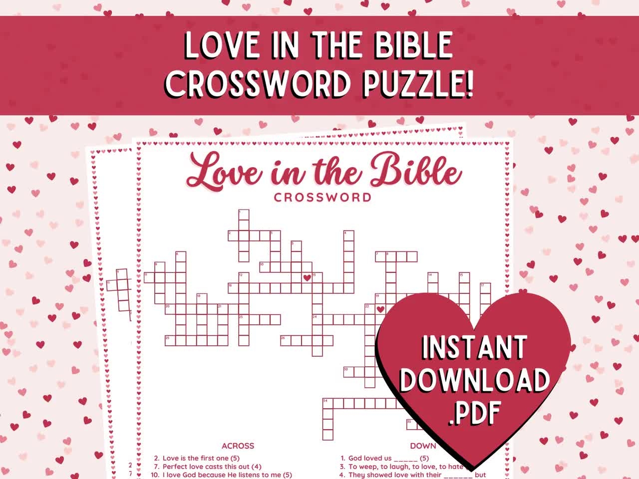 Buy Bible Valentine Crossword Puzzle Love Crossword Puzzle Marriage Bible Game Valentine Bible Party Game Bible Games For Kids Adults Online In India Etsy Buy Bible Valentine Crossword Puzzle Love Crossword Puzzle Marriage Bible Game Valentine Bible Party Game Bible Games For Kids Adults Online In India Etsy