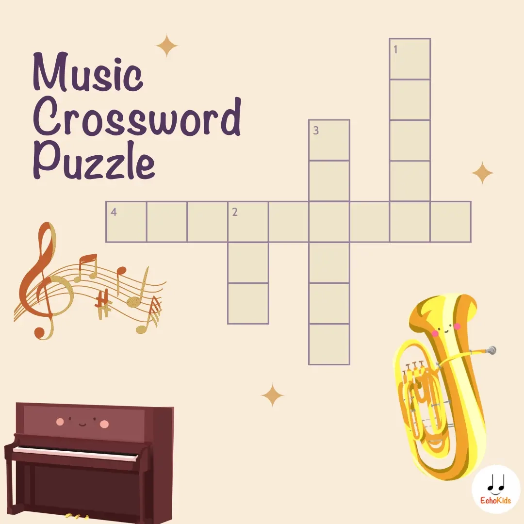 Calendar Activity Musical Crossword Puzzle Calendar Activity Musical Crossword Puzzle