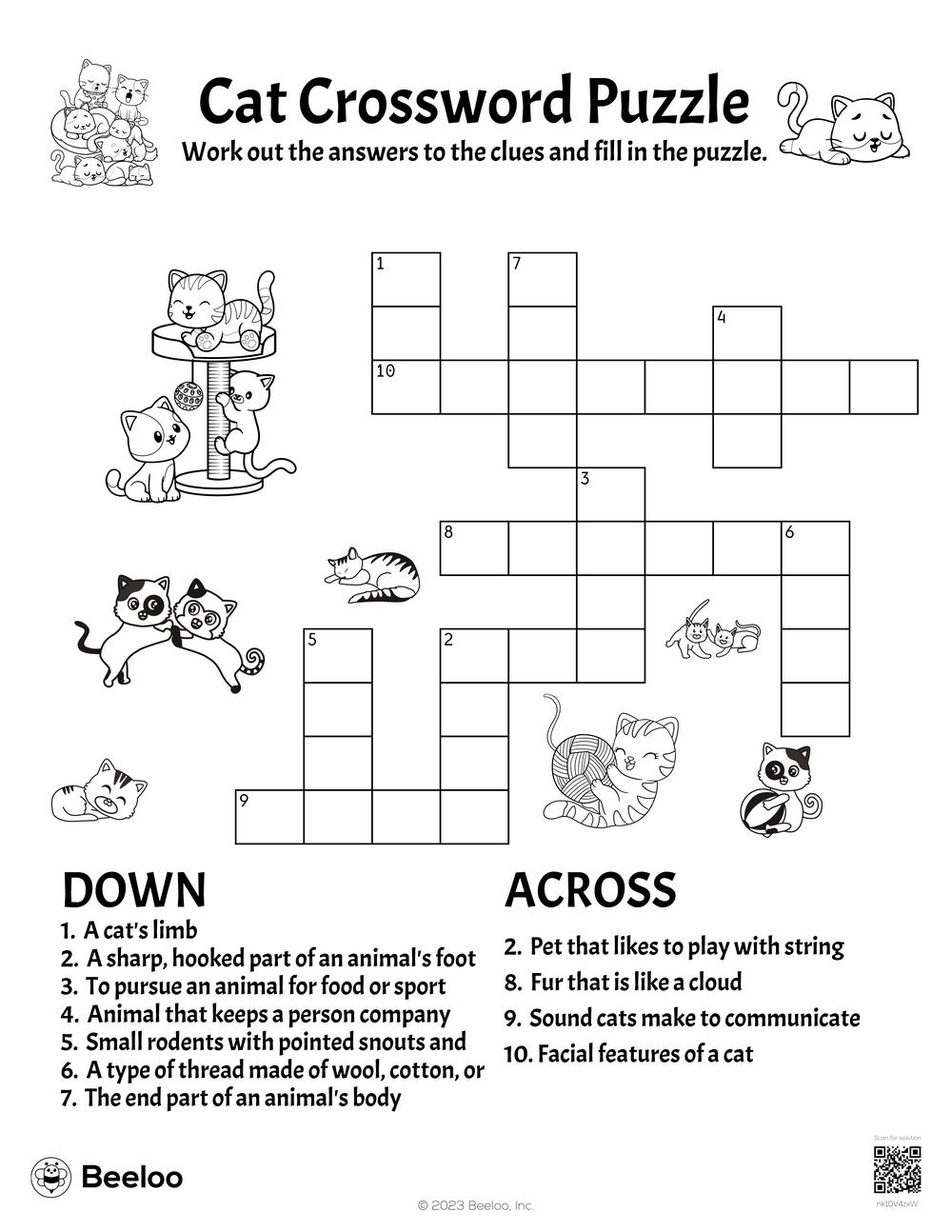 Printable Crossword Pus Printable Crossword Pus