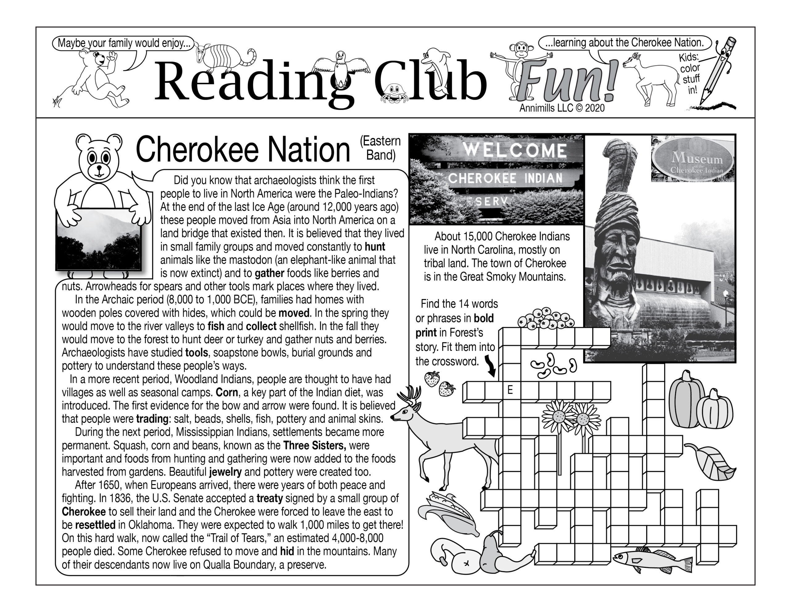 Native American Crossword Puzzle Printable Native American Crossword Puzzle Printable