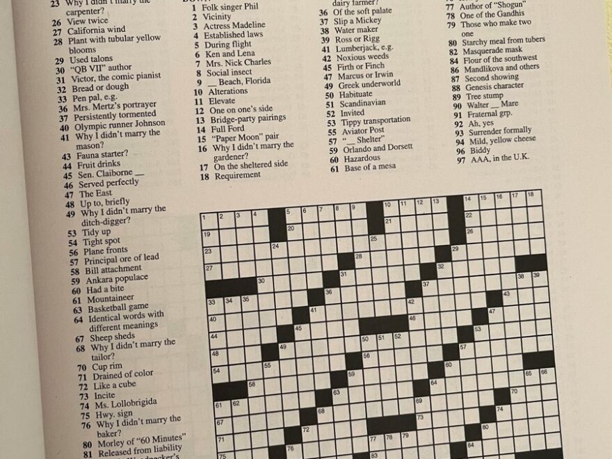 CHICAGO TRIBUNE SUNDAY CROSSWORD OMNIBUS WAYNE ROBERT WILLIAMS EBay