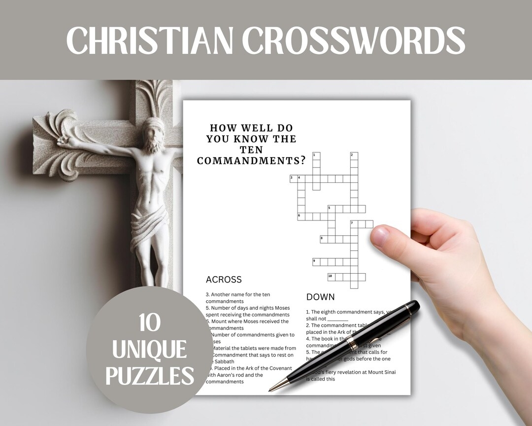 Christian Crossword Puzzles For Kids And Adults Sunday School Activity Bible Study Group Fun Youth Group Activity Etsy Christian Crossword Puzzles For Kids And Adults Sunday School Activity Bible Study Group Fun Youth Group Activity Etsy