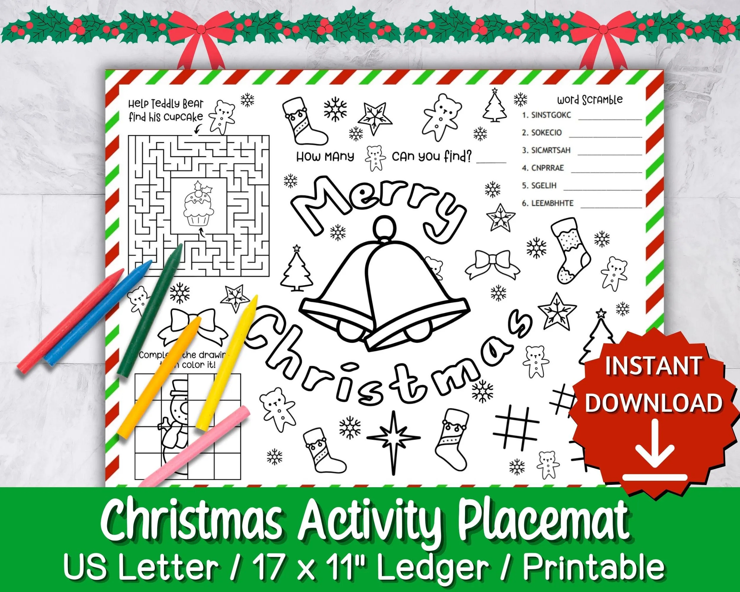 Christmas Coloring Placemat Christmas Activity Placemats Christmas Word Scramble Christmas Coloring Page Paper Placemats Tic Tac Toe Etsy Christmas Coloring Placemat Christmas Activity Placemats Christmas Word Scramble Christmas Coloring Page Paper Placemats Tic Tac Toe Etsy